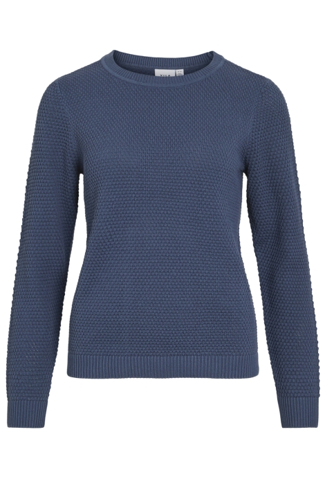 Vila vidalo o-neck l/s knit top- noos